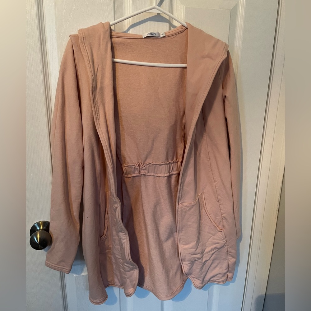 Hooded cardigan